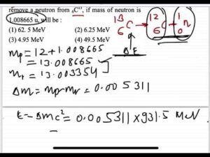 JEE MAIN 2024(27jan shift2)The atomic mass of 6C12 is 12.000000 u and that of6C13 is 13.003354 u. Th