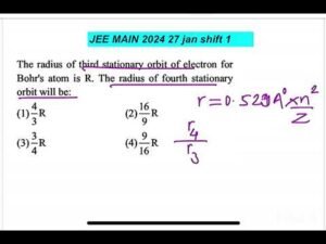 JEE MAIN 2024(27jan shift1)