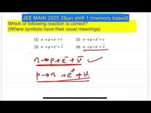 JEE MAIN 2025 (28jan shift1)Which of following reaction is correct?(Where symbols have their usual m