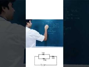 The current flowing through 3 ohm resistor is 0.8 ampere, the potential drop across the 4 ohm re